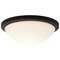Nuvo Button, 13 Inch LED Flush Mount Fixture, Matte Black Finish, CCT Selectable, 120 Volts 62/1943 - alternate 5